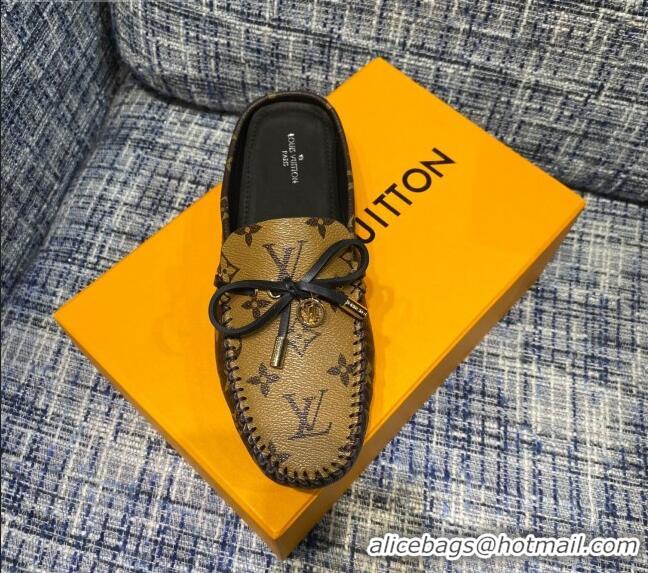 Good Quality Louis Vuitton Gloria Monogram Reverse Canvas Loafer Mules 032905