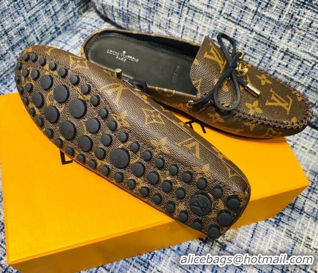 Unique Style Louis Vuitton Gloria Monogram Canvas Loafer Mules 032909 Brown 2021