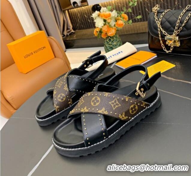 Low Price Louis Vuitton Paseo Flat Comfort Sandal 1A8O20 2021