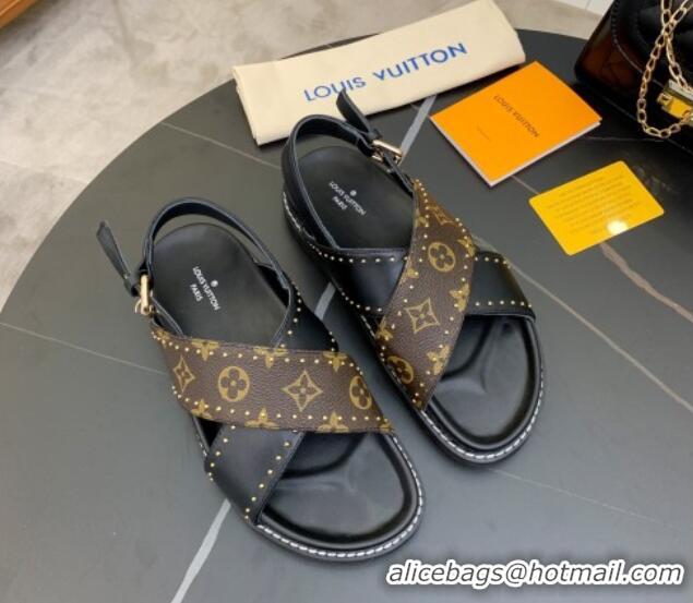 Low Price Louis Vuitton Paseo Flat Comfort Sandal 1A8O20 2021