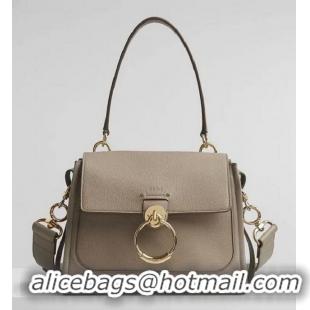 Duplicate Chloe Original Calfskin Leather Bag C1142L Grey