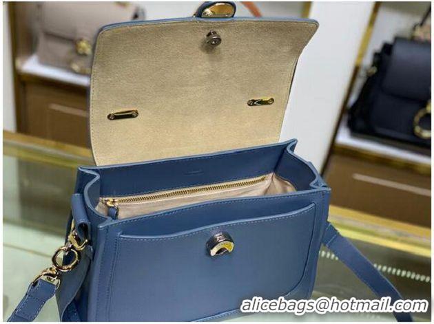 Grade Quality Chloe Original Calfskin Leather Bag C1142L Blue