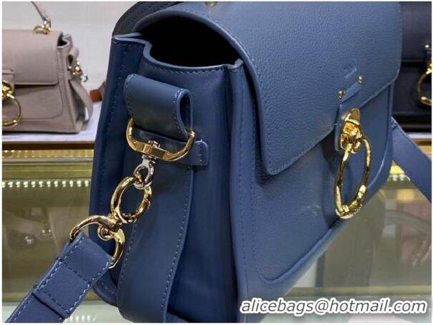 Grade Quality Chloe Original Calfskin Leather Bag C1142L Blue