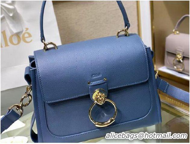 Grade Quality Chloe Original Calfskin Leather Bag C1142L Blue