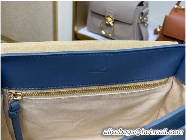 Grade Quality Chloe Original Calfskin Leather Bag C1142L Blue