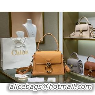 Sophisticated Chloe Original Calfskin Leather Bag C1142L Camel