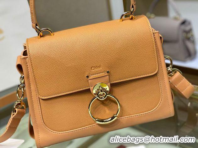 Sophisticated Chloe Original Calfskin Leather Bag C1142L Camel