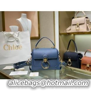 Luxury Chloe Original Calfskin Leather Bag C1143S Blue