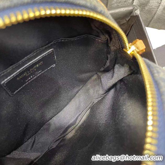 Perfect Yves Saint Laurent DENIM POCHETTE Bag Y621333 apricot