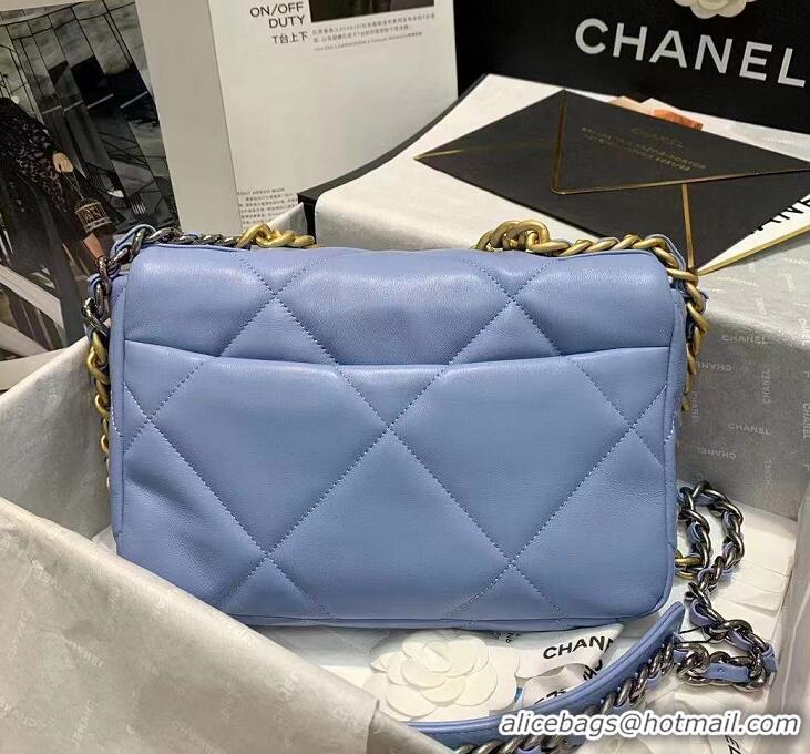 Best Price Chanel 19 Flap Bag AS1160 Light Blue