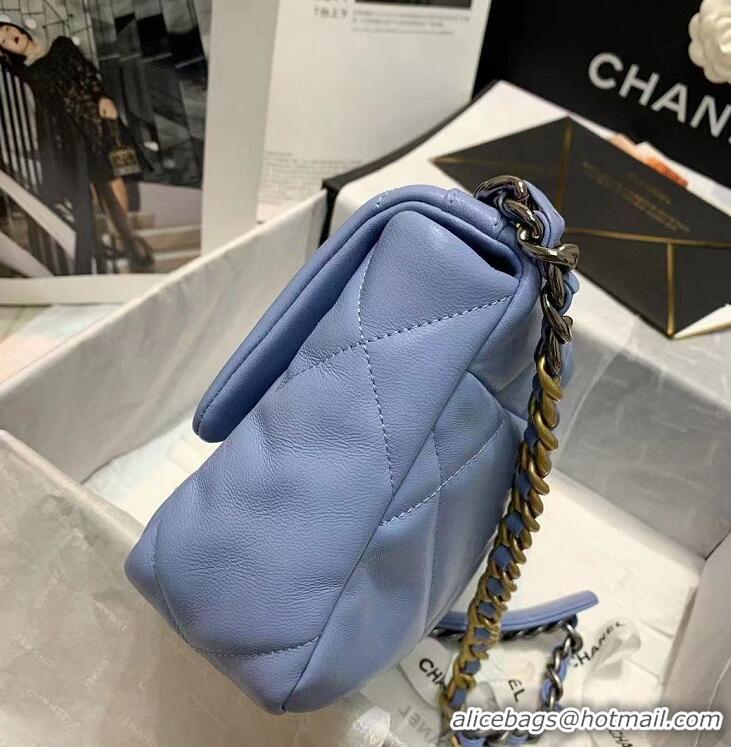 Best Price Chanel 19 Flap Bag AS1160 Light Blue