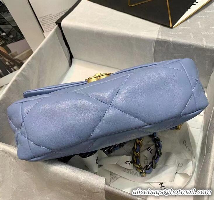 Best Price Chanel 19 Flap Bag AS1160 Light Blue