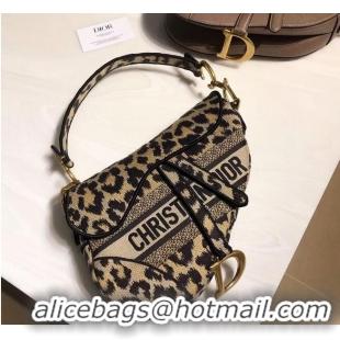 Super Quality DIOR SADDLE BAG Beige Multicolor Mizza Embroidery M0446C