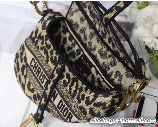 Super Quality DIOR SADDLE BAG Beige Multicolor Mizza Embroidery M0446C