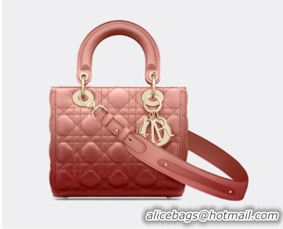 Top Quality LADY DIOR MY ABCDIOR BAG Strawberry Pink Gradient Cannage Lambskin M0538OS