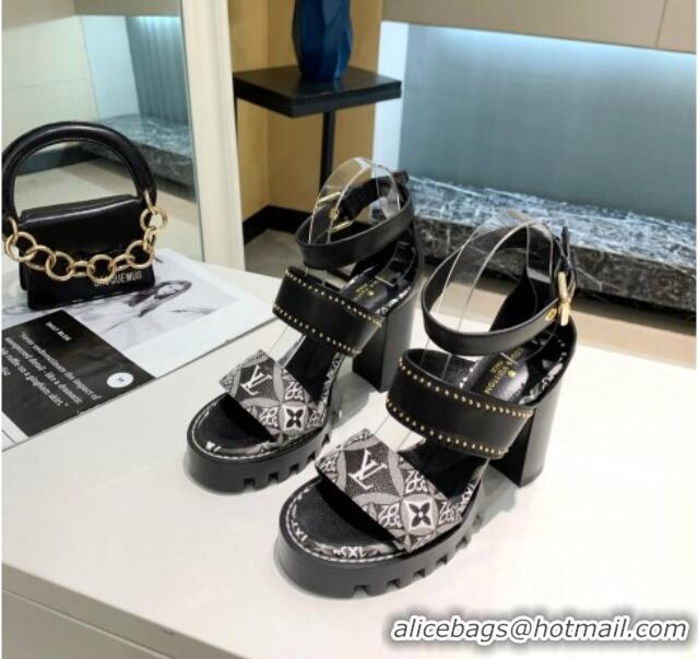 Purchase Louis Vuitton Since 1854 Star Trail Sandals 033119 Black