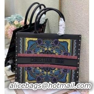 Unique Discount DIOR BOOK TOTE Multicolor Mizza Embroidery M1286ZRHM