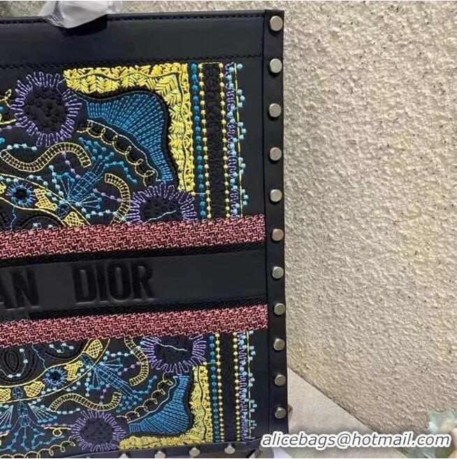 Unique Discount DIOR BOOK TOTE Multicolor Mizza Embroidery M1286ZRHM