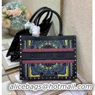 Buy Discount DIOR BOOK TOTE Multicolor Mizza Embroidery M1287ZRHM