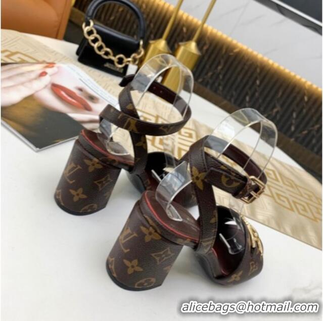 Good Product Louis Vuitton Lock It LV Circle Sandals Monogram Canvas 040112