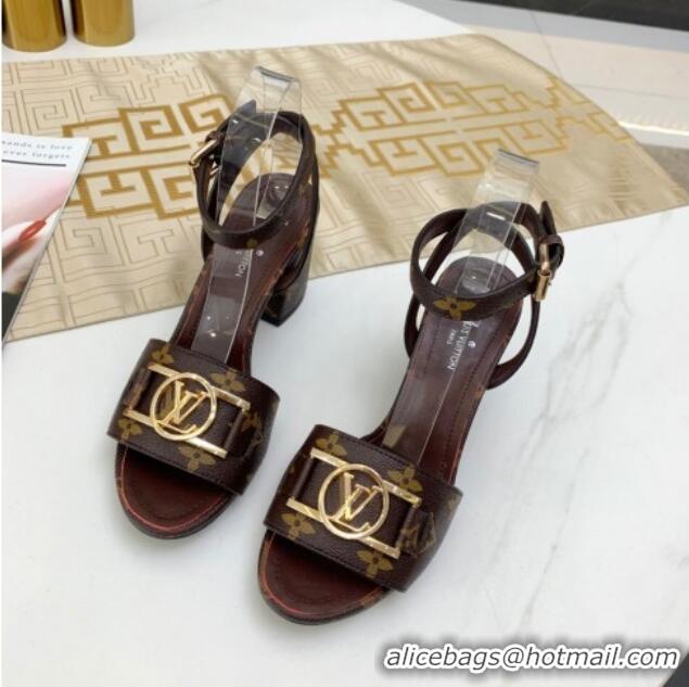 Good Product Louis Vuitton Lock It LV Circle Sandals Monogram Canvas 040112