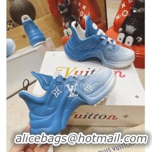 Charming Louis Vuitton LV Archlight Gradient Sneakers 040755 Blue 2021