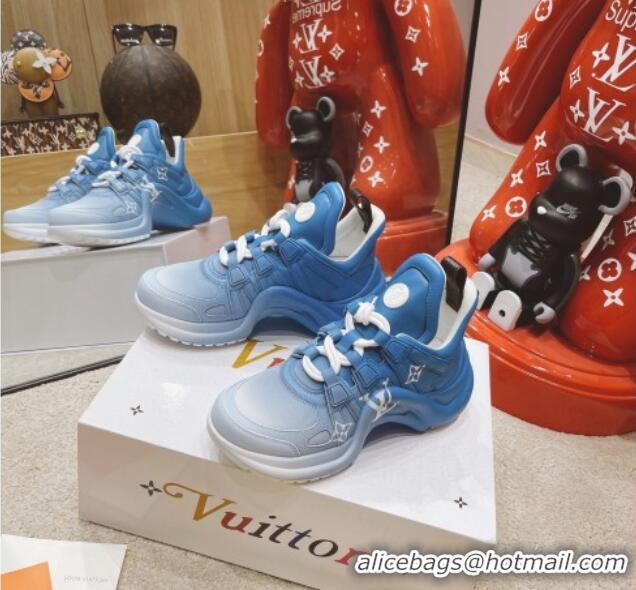 Charming Louis Vuitton LV Archlight Gradient Sneakers 040755 Blue 2021