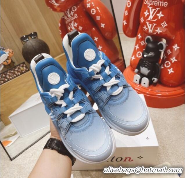 Charming Louis Vuitton LV Archlight Gradient Sneakers 040755 Blue 2021