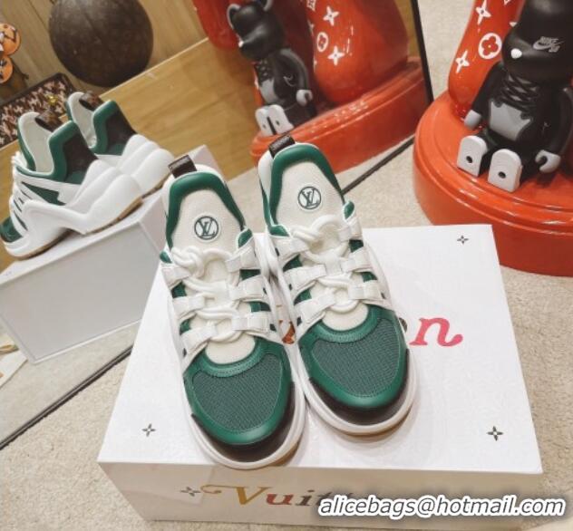 Low Cost Louis Vuitton LV Archlight Mesh Sneakers 1A8TFN Green 2021