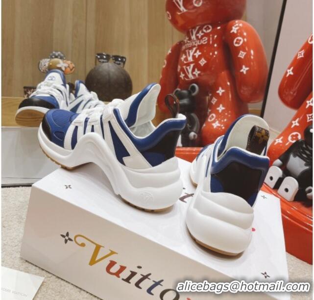 Most Popular Louis Vuitton LV Archlight Mesh Sneakers 1A8TFN Blue 2021