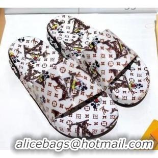 Purchase Louis Vuitton Jumbo Flatform Slide Sandals 042892 2021