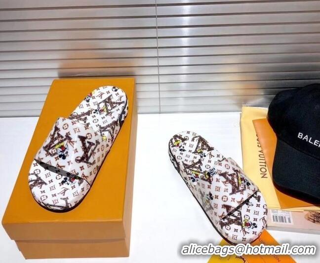 Purchase Louis Vuitton Jumbo Flatform Slide Sandals 042892 2021