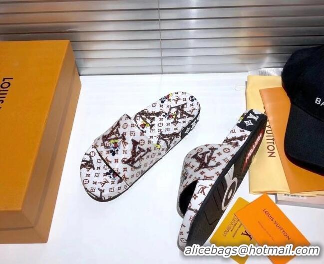 Purchase Louis Vuitton Jumbo Flatform Slide Sandals 042892 2021