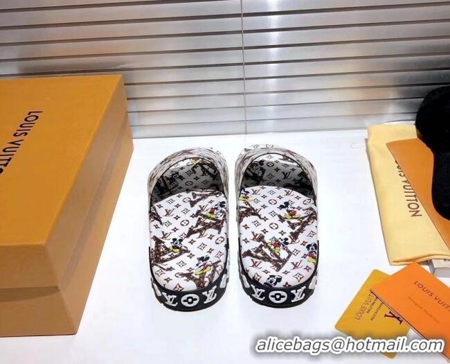 Purchase Louis Vuitton Jumbo Flatform Slide Sandals 042892 2021