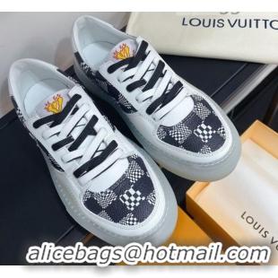 Discount Louis Vuitton LV Ollie Damier Canvas Sneakers 1A8Q2K White 2021