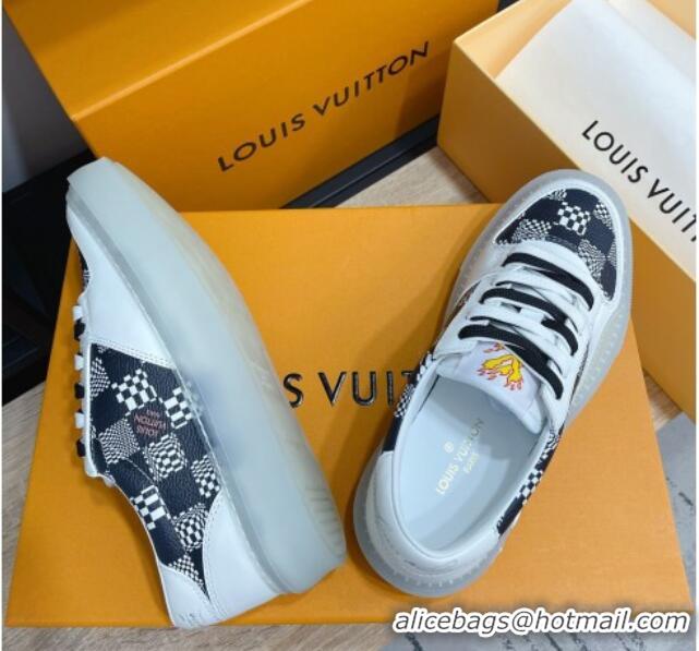 Discount Louis Vuitton LV Ollie Damier Canvas Sneakers 1A8Q2K White 2021