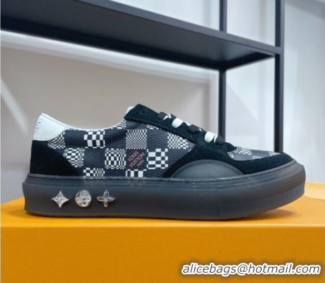 Best Price Louis Vuitton LV Ollie Damier Canvas Sneakers 1A8Q1M Black 2021