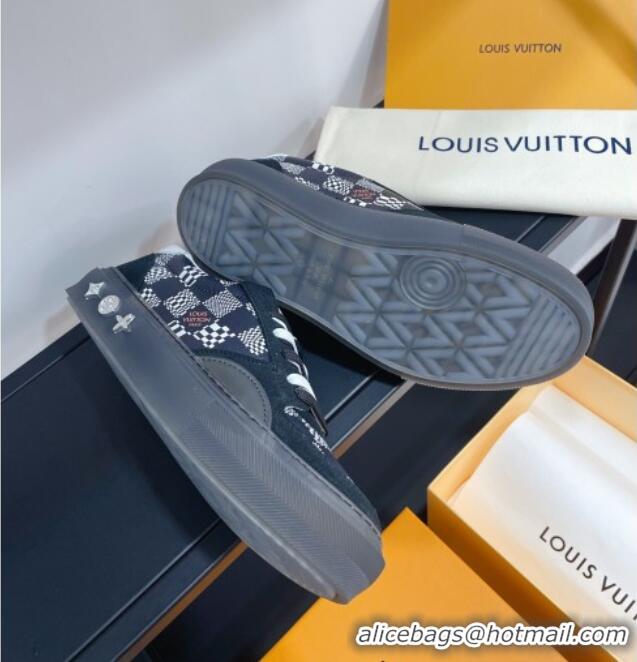 Best Price Louis Vuitton LV Ollie Damier Canvas Sneakers 1A8Q1M Black 2021