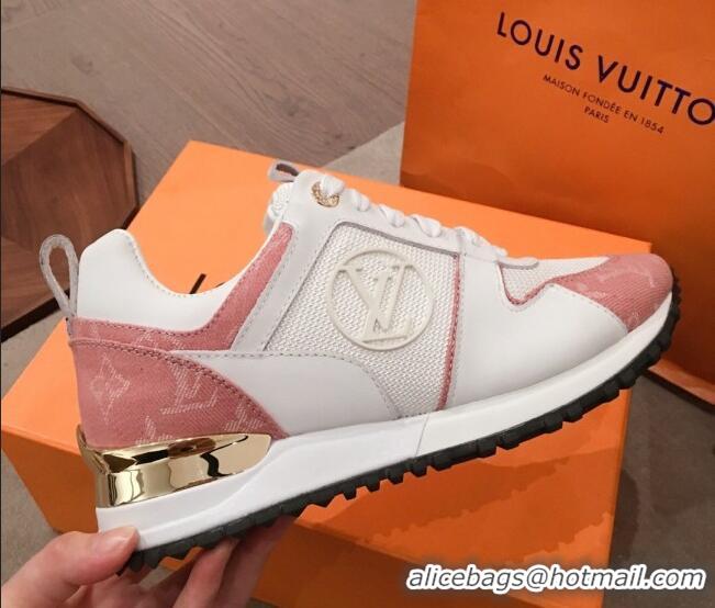 Most Popular Louis Vuitton Run Away Sneakers White/Pink 051068