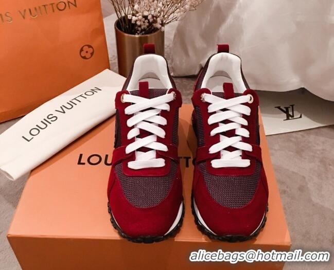 Low Price Louis Vuitton Run Away Sneakers 051068 Burgundy