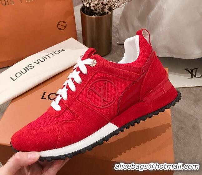 Discount Louis Vuitton Run Away Sneakers 051068 Red