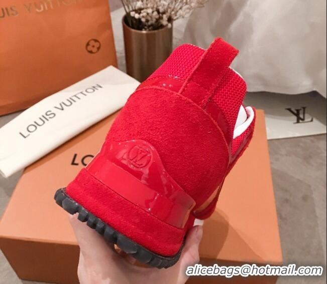 Discount Louis Vuitton Run Away Sneakers 051068 Red