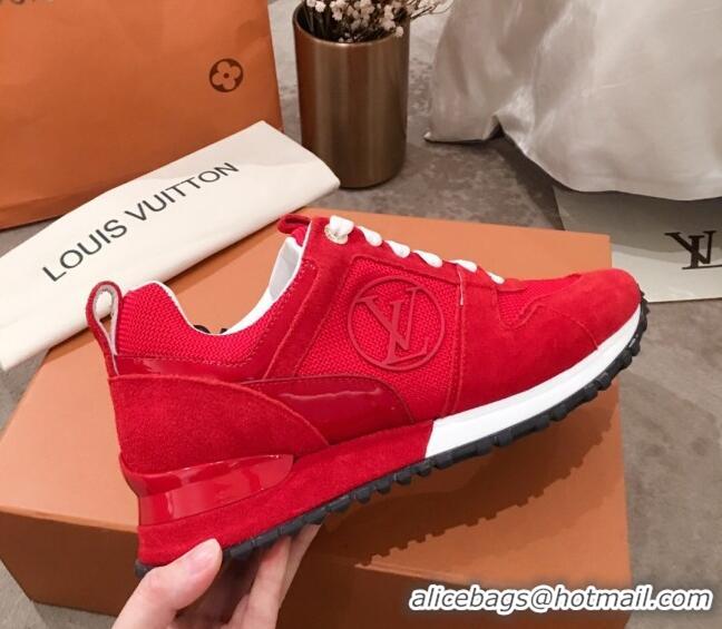 Discount Louis Vuitton Run Away Sneakers 051068 Red