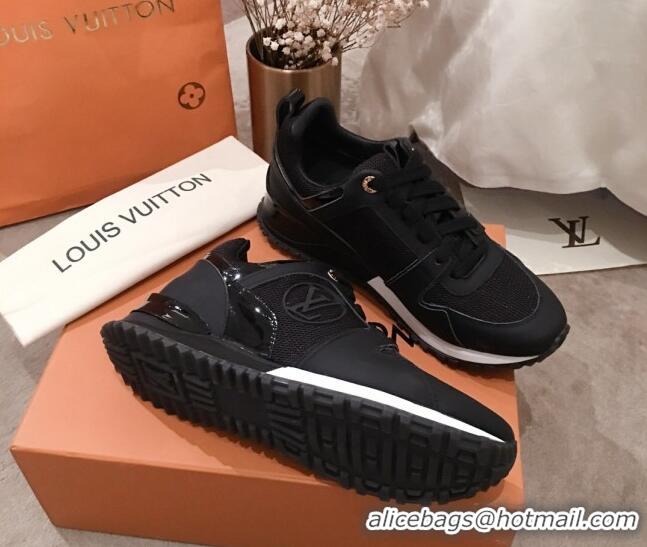 Best Price Louis Vuitton Run Away Calfskin Sneakers 051074 Black 