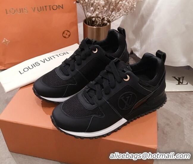 Best Price Louis Vuitton Run Away Calfskin Sneakers 051074 Black 