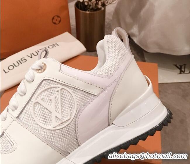 Top Quality Louis Vuitton Run Away Calfskin Sneakers 051074 White