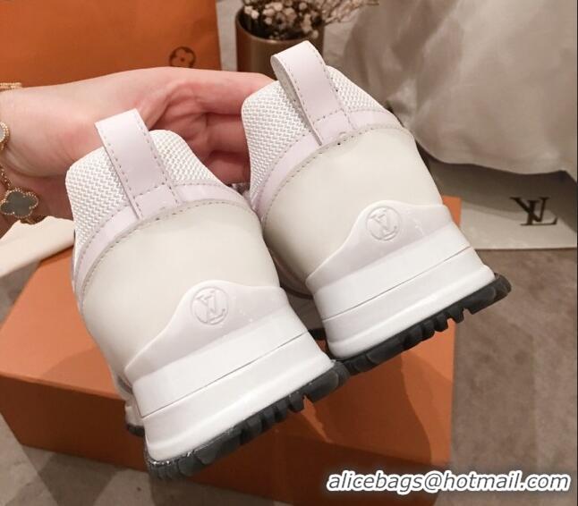 Top Quality Louis Vuitton Run Away Calfskin Sneakers 051074 White