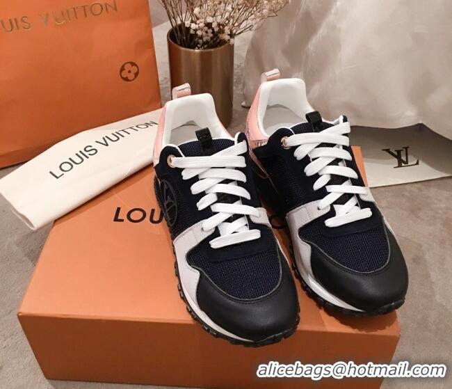 Perfect Louis Vuitton Run Away Calfskin Sneakers 051077 Black