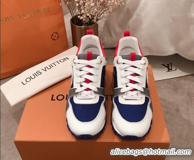 Best Luxury Louis Vuitton Run Away Sneakers 051081 Navy Blue 