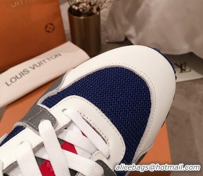 Best Luxury Louis Vuitton Run Away Sneakers 051081 Navy Blue 